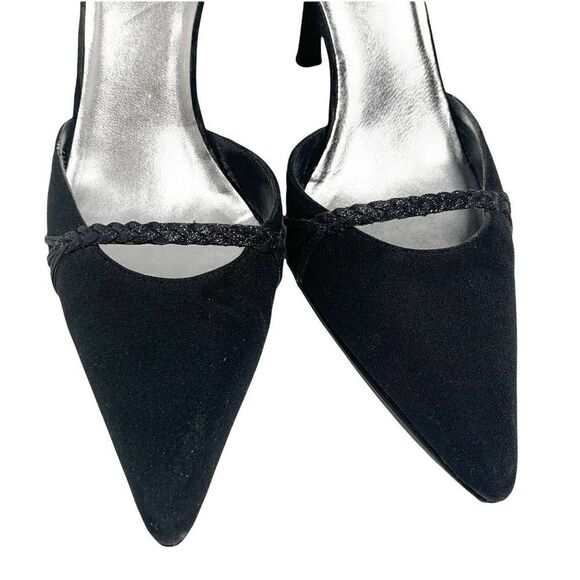 STUART WEITZMAN Women's Black Heels Made in Spain Shoe Size 10.5B - Picture 3 of 11